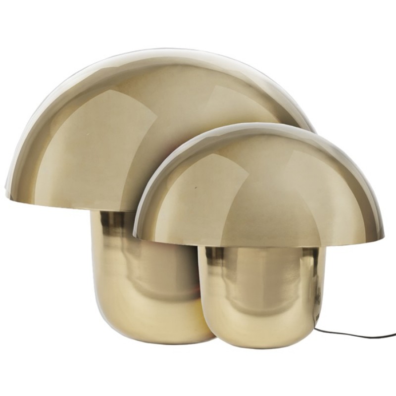 GOLD MUSHROOM LAMP - TABLE LAMPS